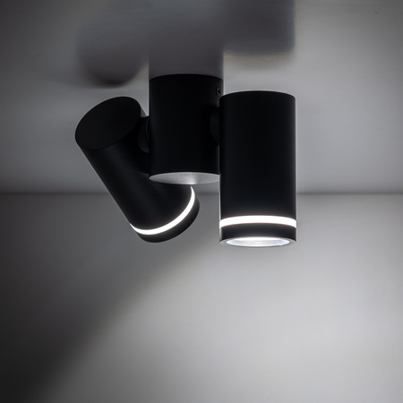 Lampa sufitowa JET Black 2xGU10