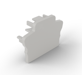 Zaślepka końcowa BONI-22 KLUŚ szara