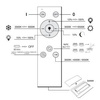 Plafon LED IRINA 40 z pilotem