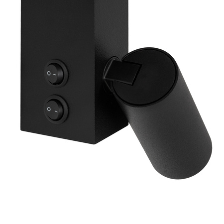 Kinkiet regulowany z włącznikiem EASY LED LEFT czarny Nowodvorski 11425