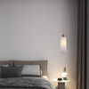 Lampa wisząca Piega 1xE14 biała złota