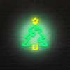 Dekoracja świetlna  świąteczna Neon LED choinka 22,5 x 28cm