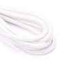 Przewód w oplocie kabel z wtyczką  4m biały
