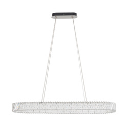 Nowodvorski Lampa wisząca LUXORA OVAL LED 40W 3000K 3600lm szer.35cm dług.120cm | 11707