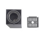 LAMPA SUFITOWA BLOCCO SZARY 1x7W GU10 LED