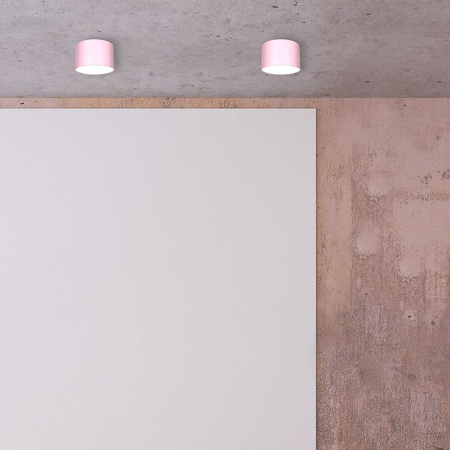 Lampa sufitowa DIXIE Pink/White  1xGX53