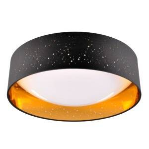 Plafon LED TULUZA czarno-złoty 24W 4000K