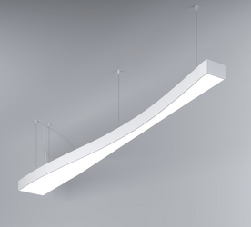 Oprawa MI-WAVE-03, zwieszana, 52W, 4000K, bez zasilacza, 24VDC, IP20, biały lakier mat RAL9010