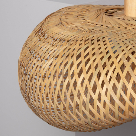 Naturalna lampa wisząca E27 Boho Kathu