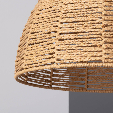 Naturalna lampa wisząca E27 Boho Nabulo
