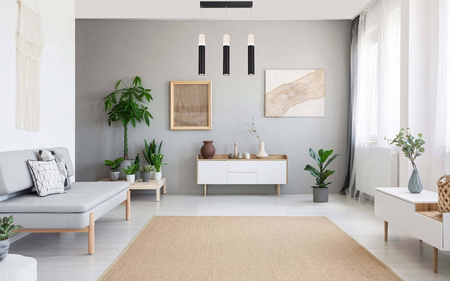 Light prestige Fano 3 wiszaca czarna LP-8012/3P