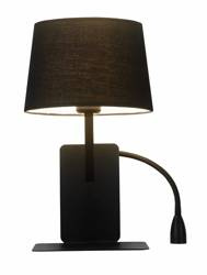 Light prestige Dakota kinkiet z polka czarny - prawy LP-2121/1W R BK