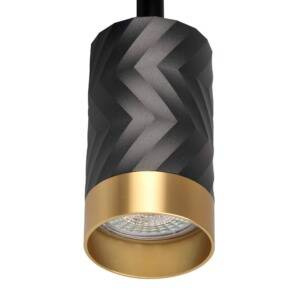 Lampa ścienno-sufitowa ARRAS 4 czarno-złota GU10