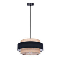 Ozdobna lampa wisząca z abażurem w stylu boho K-5231 z serii GATO