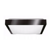 Plafon lampa sufitowa JULIUS  2xE27 kwadrat IP65 czarny 40cm