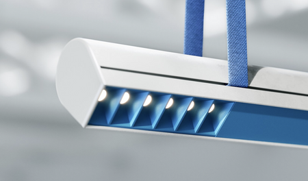 Kluś Lampa wisząca LED Tulip TU BEAM ZW L=3003mm, DOT, 36W, 3000K, DALI, COASTAL