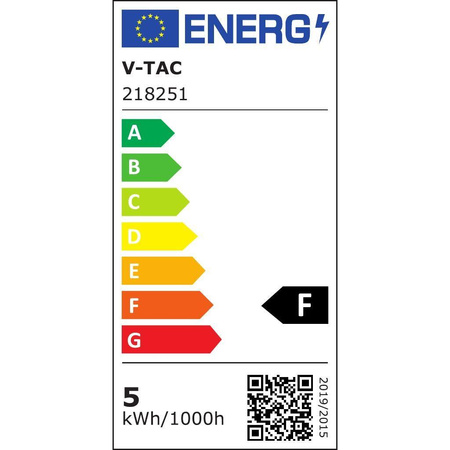 Kinkiet V-TAC 5W LED Czarny VT-806 3000K 540lm 3 Lata Gwarancji