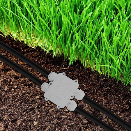 Puszka Złączka Mufa Hermetyczna 4x 4Pin Średnica kabla 8-12mm IP68 biała