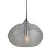 Oprawa Zwieszana V-TAC Seria Diamond Cut Szkło Dymione fi330mm VT-7350-HB 5 Lat Gwarancji