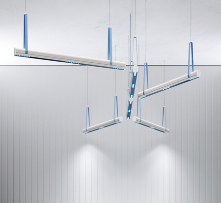 Kluś Lampa wisząca LED Tulip TU MANY ZW L=1131mm, DOT/Blenda, 43W, 3000K, DALI, COASTAL