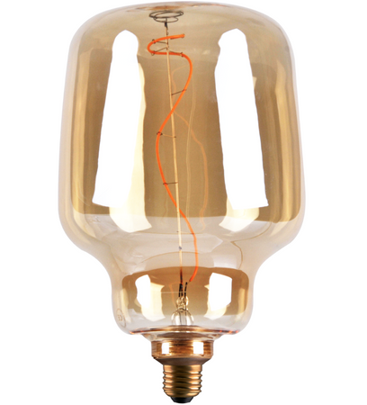 Żarówka dekoracyjna LED E27 FILAMENT S180 4W Vintage Amber