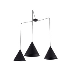 Lampa wisząca CONO Black 3xE27