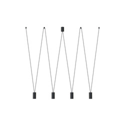 Nowodvorski Lampa wisząca czarna MORE EYE