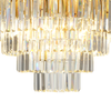 Lampa sufitowa MILANO fi 60cm złota kryształowa 9xE14