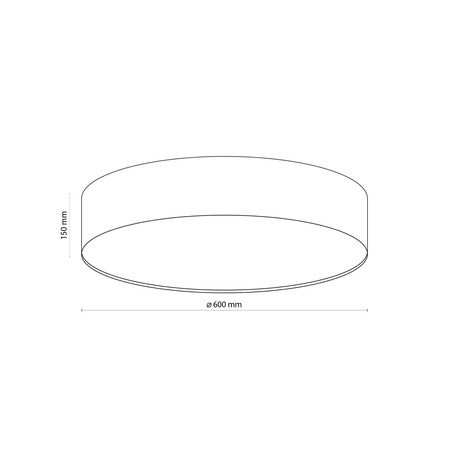 Lampa sufitowa RONDO Gold 4xE27