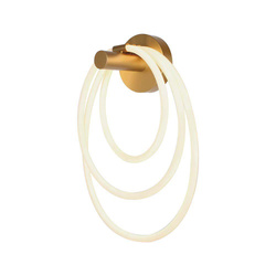 Oprawa Kinkiet Ścienny V-TAC 37W LED 34x46cm Złoty Mat VT-7927 3000K 3940lm