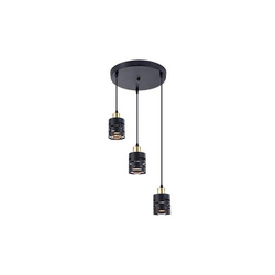 Lampa wisząca 3xE27 LED Elen czarno
