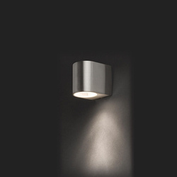 Nowodvorski Lampa ścienna zewnętrzna natynkowa srebrna ARRIS