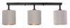 Lampa sufitowa reflektor 3xE27 listwa szaro złota 60cm