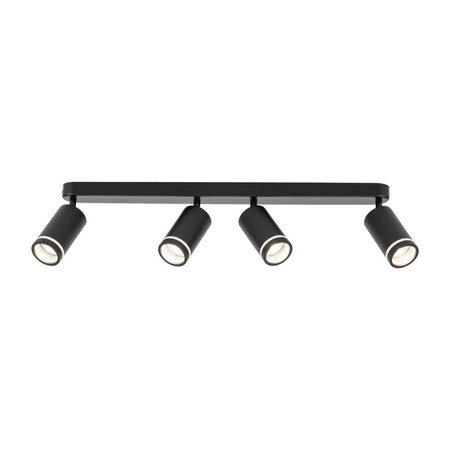 Lampa sufitowa JET Black 4xGU10