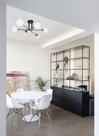 Lampa sufitowa w kształcie krzyżujących się prętów K-4915 z serii ISLA