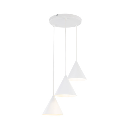 Lampa wisząca CONO White 3xE27 koło