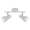 Lampa ścienna listwa 2X40W E14 biały/chrom FIDO 92-63373