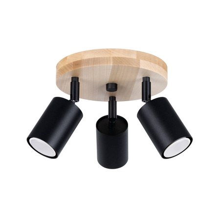 Lampa sufitowa VERDO 3P czarny