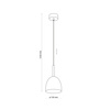 Lampa wisząca NORD Black 1xE27