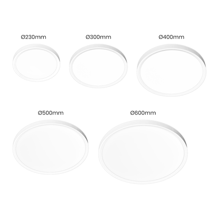 Plafon MAQ 50W 3CCT Biały