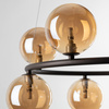 Lampa wisząca ANABELLE BROWN 8xG9