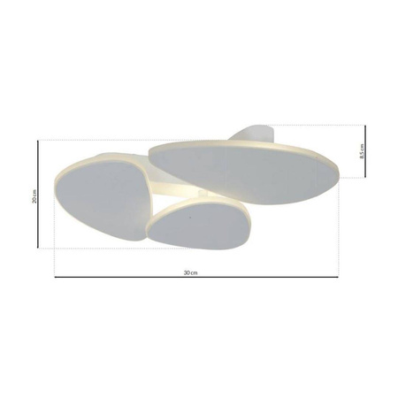 LAMPA SUFITOWA SCALES 15W LED