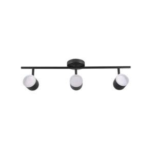 Lampa ścienno-sufitowa ruchoma LED RAWI 3 Czarna 3000K