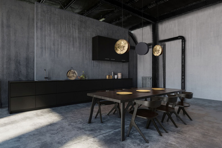 Nowodvorski Lampa wisząca czarna WHEEL