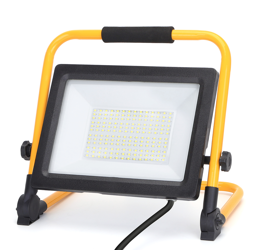 Naświetlacz Przenośny Halogen LED 100W na stojaku z uchwytem + kabel zasilający IP44 6500K