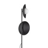 SLATE BLACK GLASS LAMPA PODŁOGOWA 2XG9