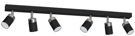 Lampa sufitowa JOKER BLACK 6xGU10