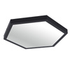Panel LED Natynkowy HEXAGON BY-SLS-6C Plaster Miodu 40W Czarny