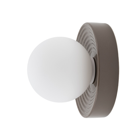 Kinkiet ceramiczny CLAY M 1xG9 brązowy Nowodvorski 11747