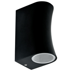 Kinkiet zewnętrzny BOSTON 2xGU10 czarny góra/dół SGL37RWB-2